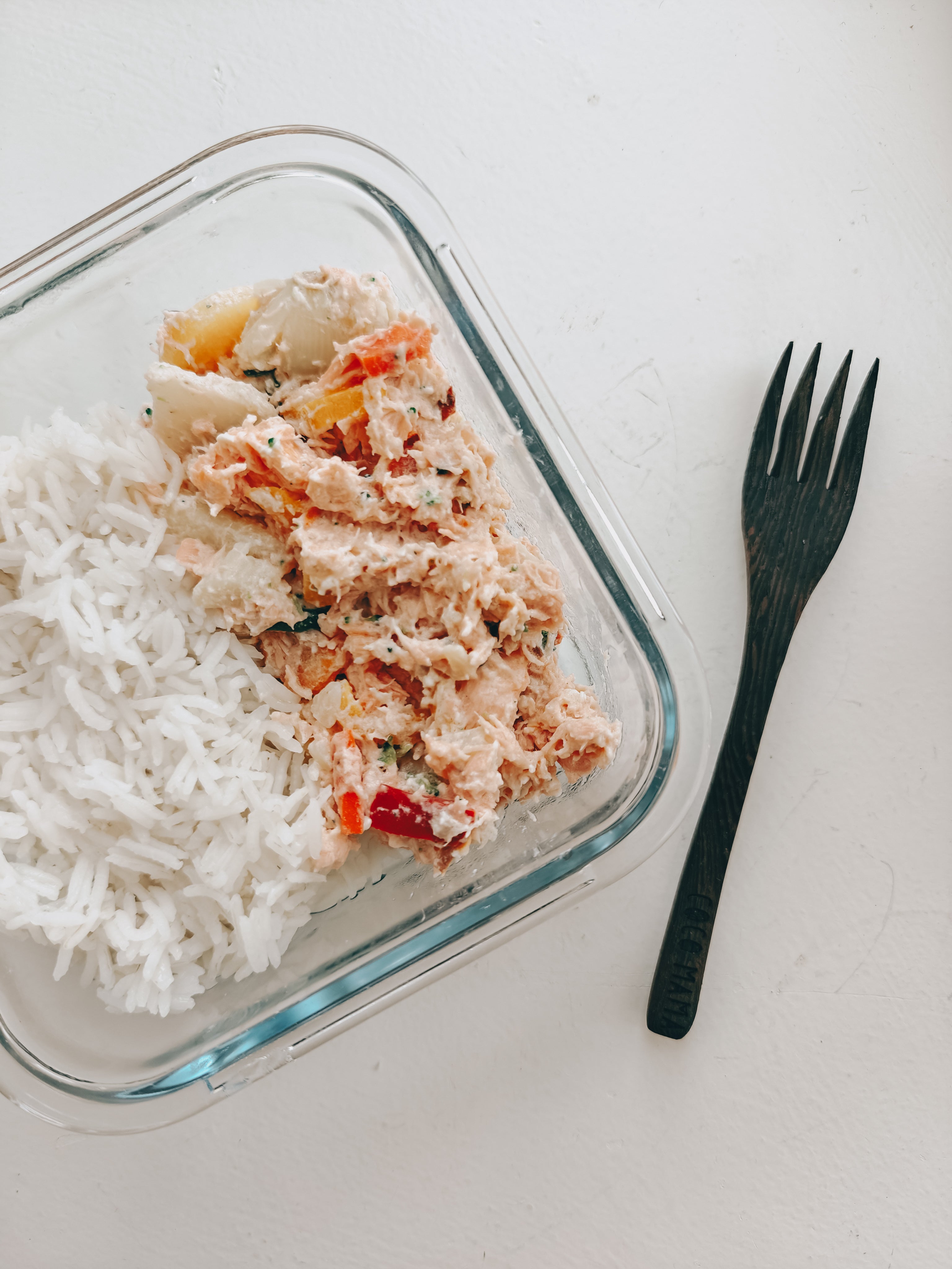 One-Pot-Airfryer-Lax med ris