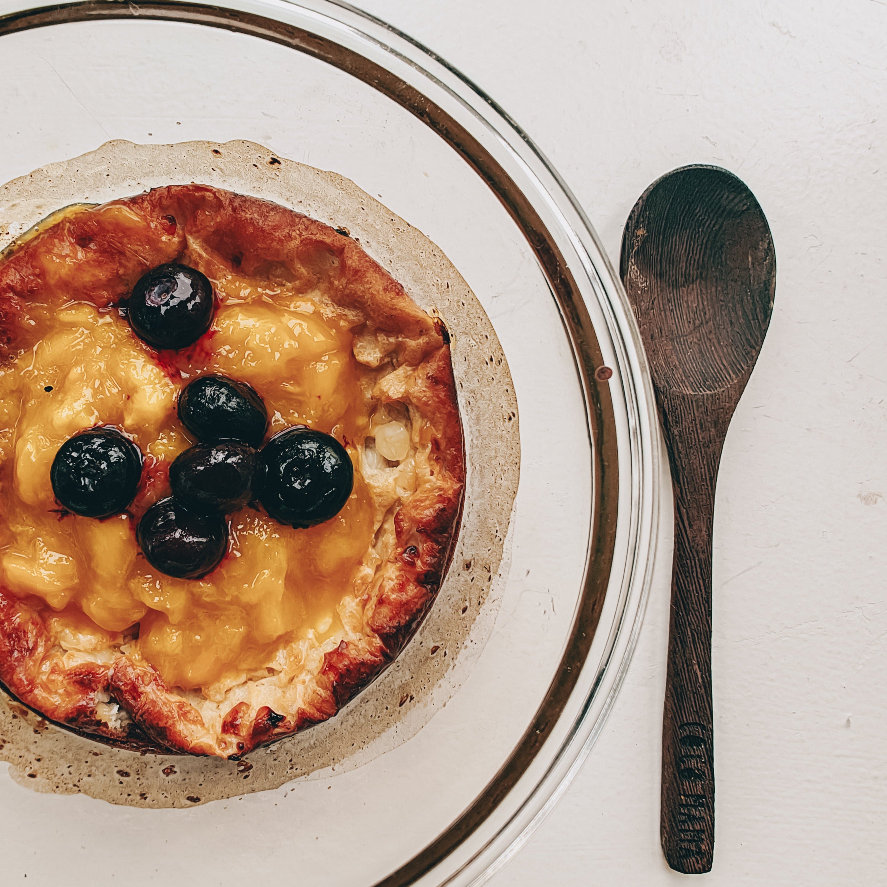 Pannkaksbowl med mangocurd