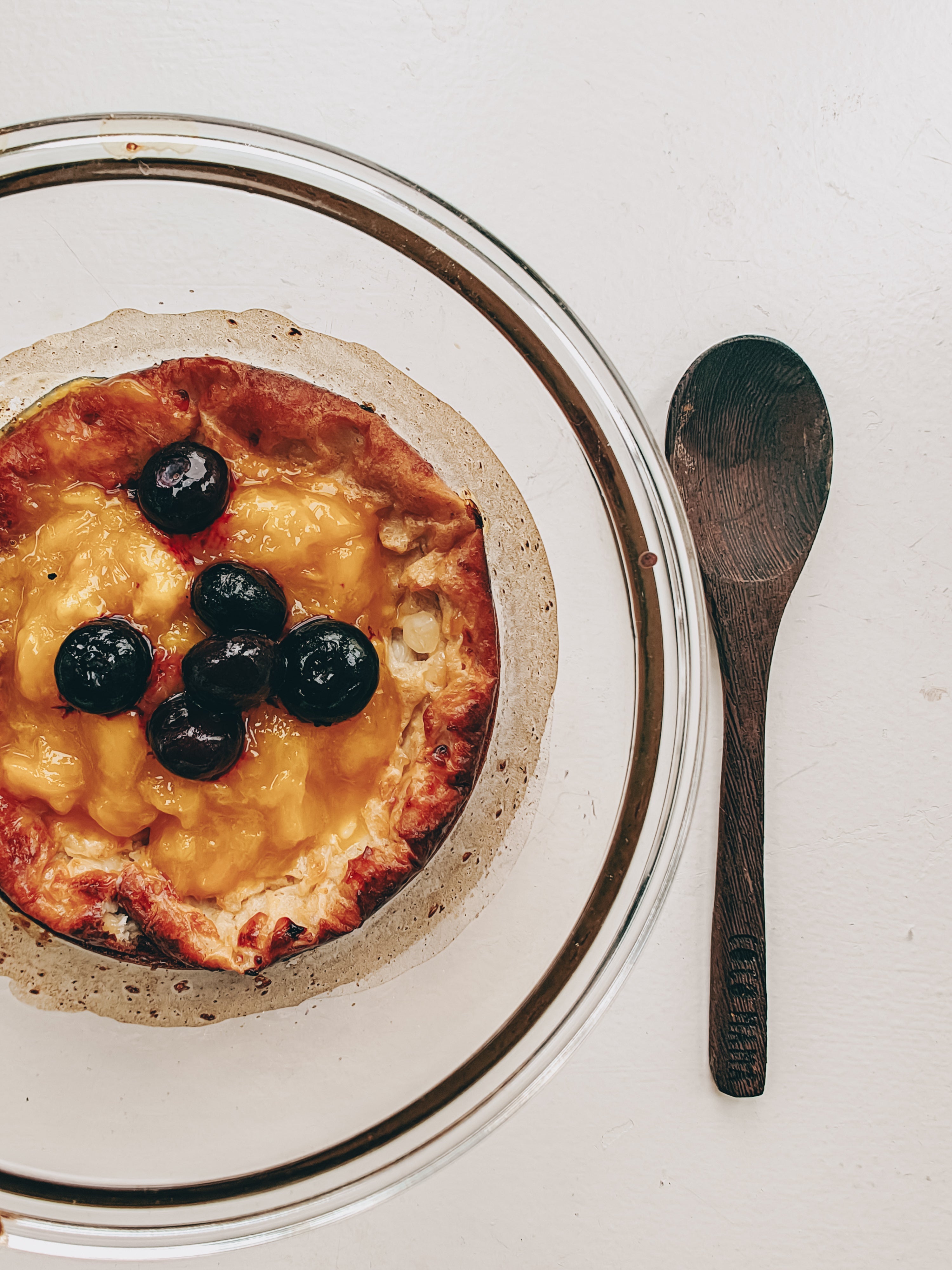 Pannkaksbowl med mangocurd