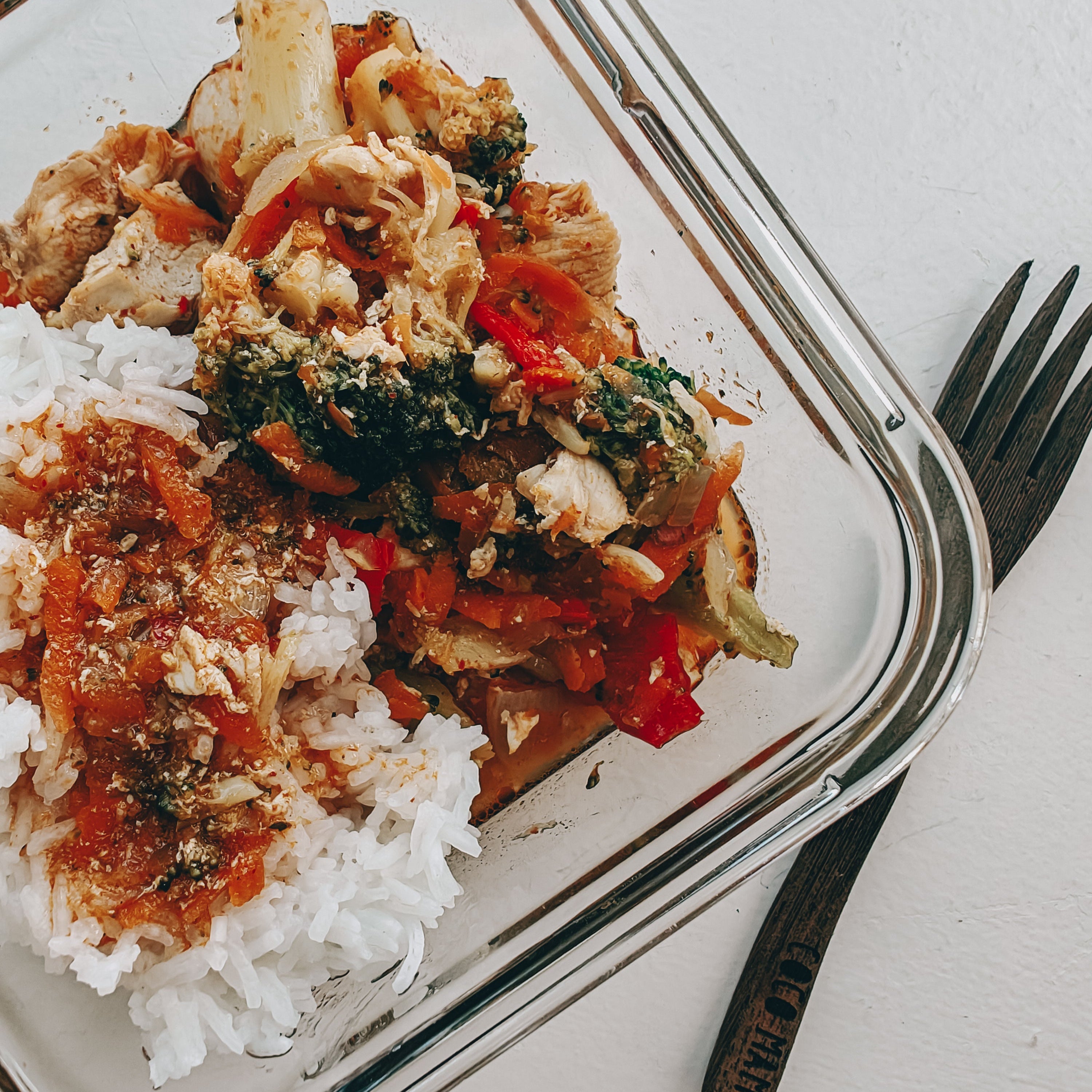 Currykyckling med ris