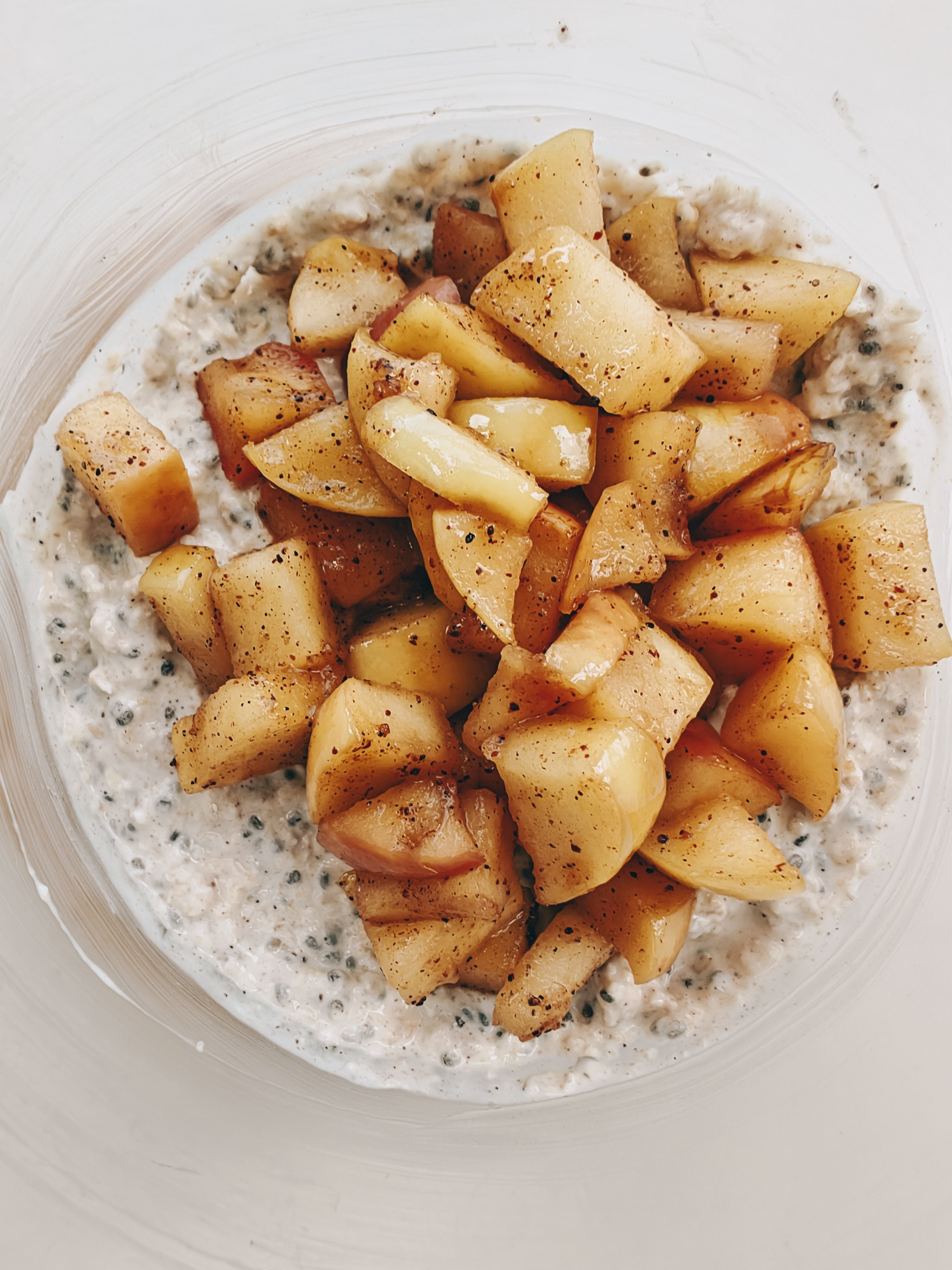 Overnight Oats - Äppelpaj