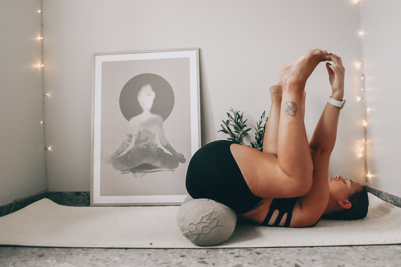 5 min - Yinmeditation för höfterna (Happy Baby)
