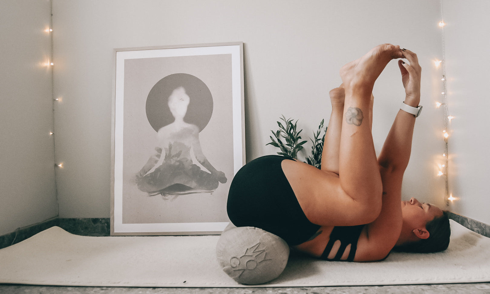 5 min - Yinmeditation för höfterna (Happy Baby)
