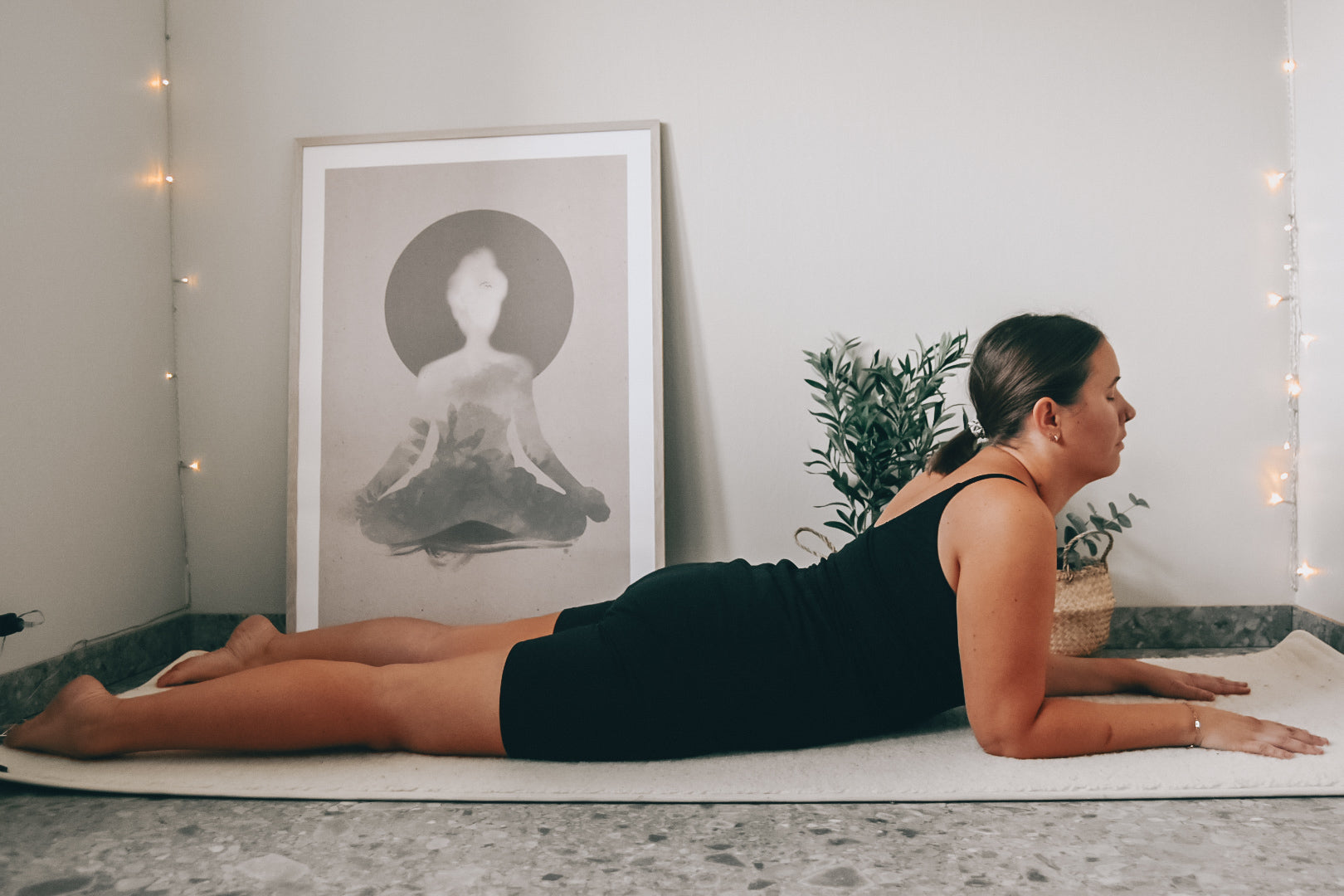 5 min - Yinmeditation för Höstvila (Sfinxens position)