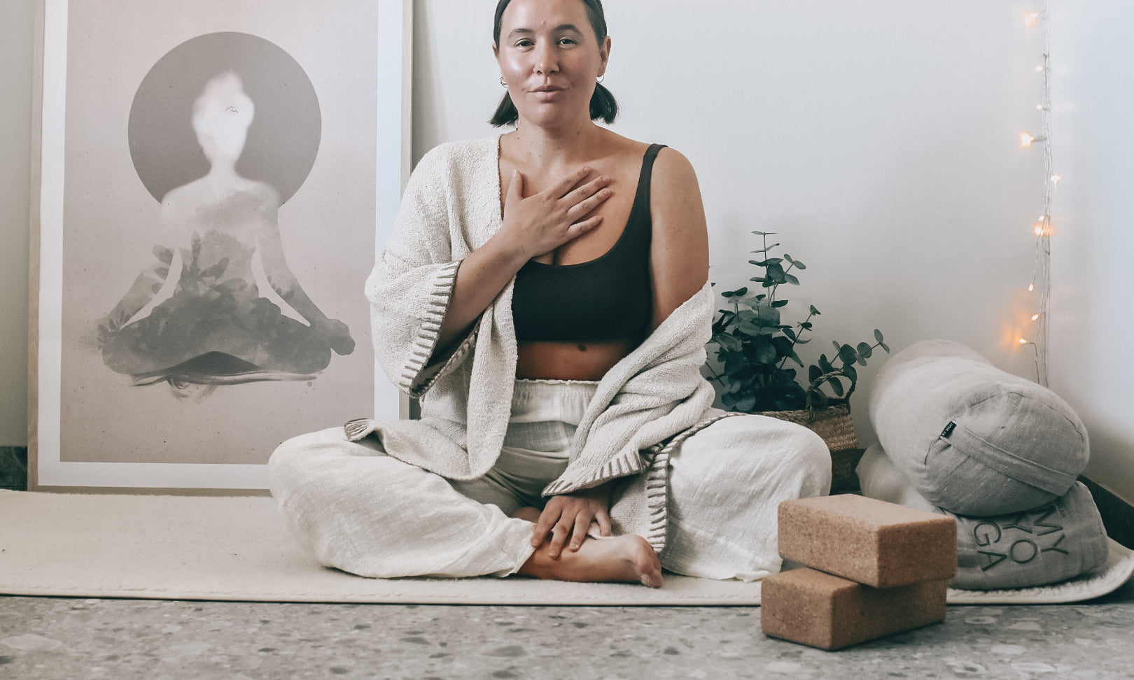 42 min - Yinyoga för Vårvila (Inkl. Guidad Shavasana)