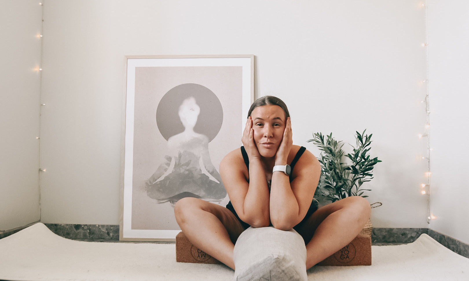 5 min Yinmeditation - För mer rörlighet (Fin för nybörjare)(Fjärilens Position)