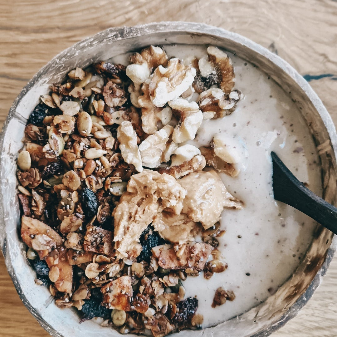 Smoothiebowl med smak av Äppelpaj